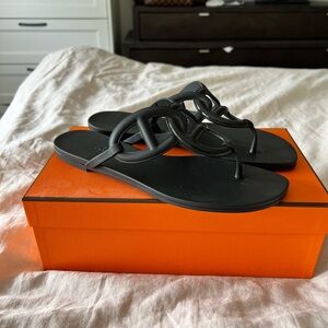 Authentic Hermes Egerie sandals